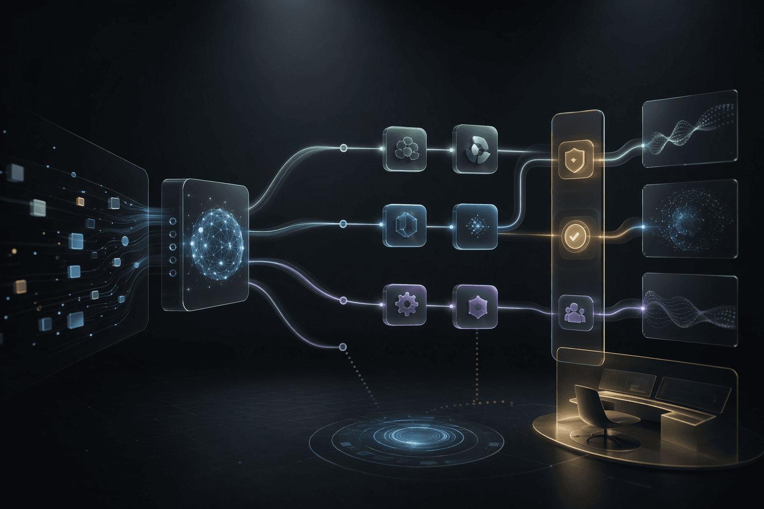 Editorial workflow illustration for AI automation case study patterns.