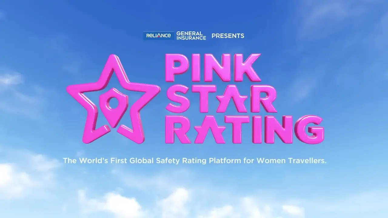 Reliance Pink Star safety rating video thumbnail showing the location safety interface
